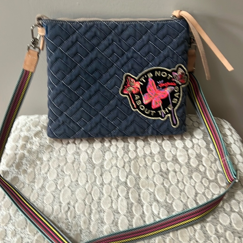 Blue Quilted Bag